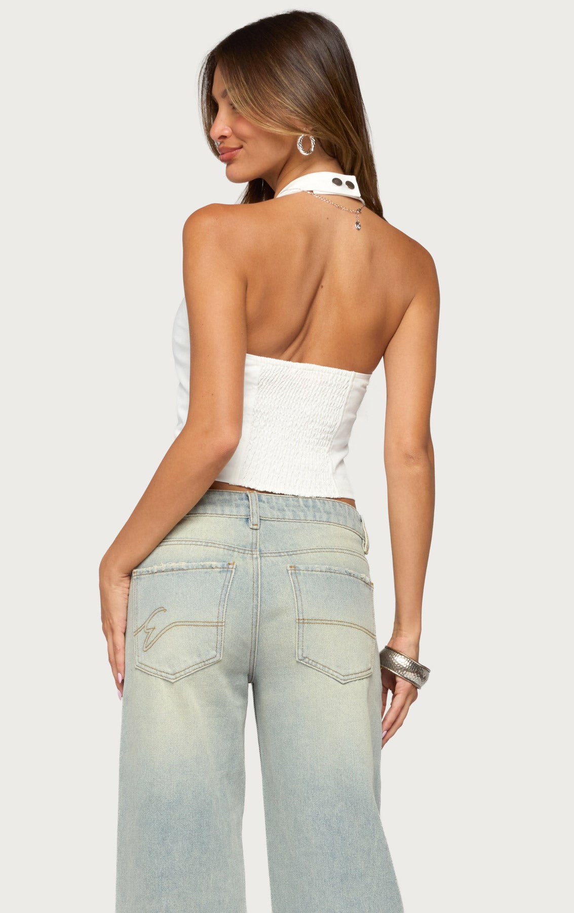 Biri Studded Halter Top - Image 4