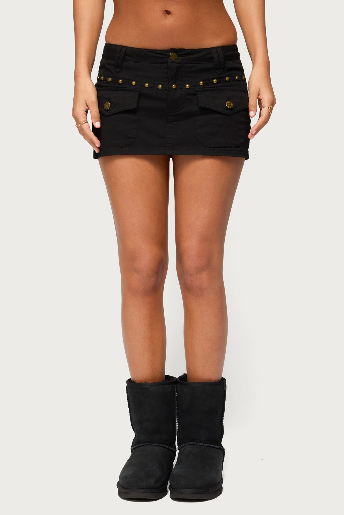 Deliya Studded Cargo Skort - Image 2
