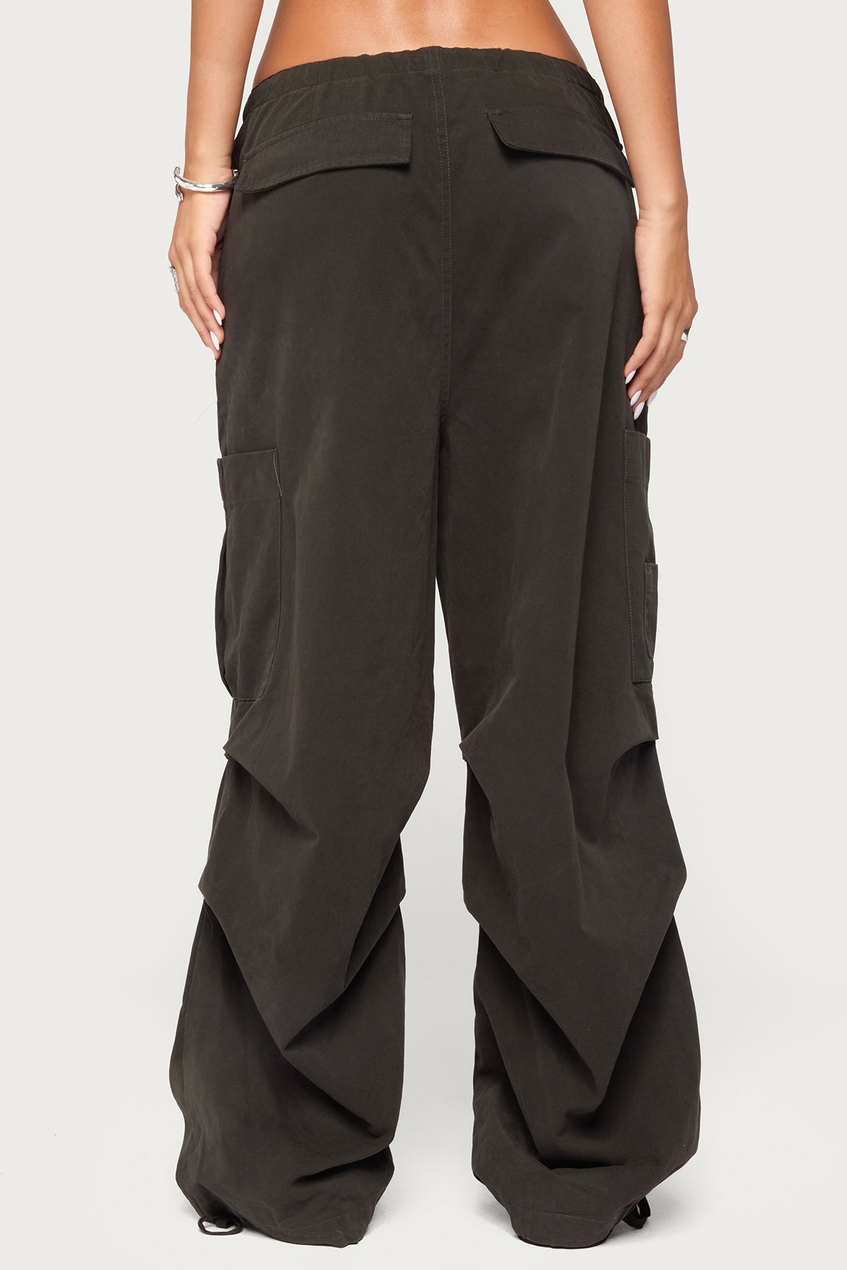 Emzi Baggy Cotton Cargo Pants - Image 5
