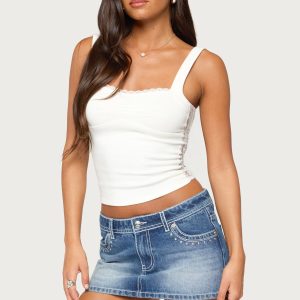 Zeana Lacey Tank Top