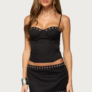 Chara Grommet Trim Corset