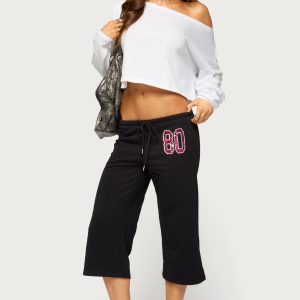 80 Sequin Capri Sweatpants