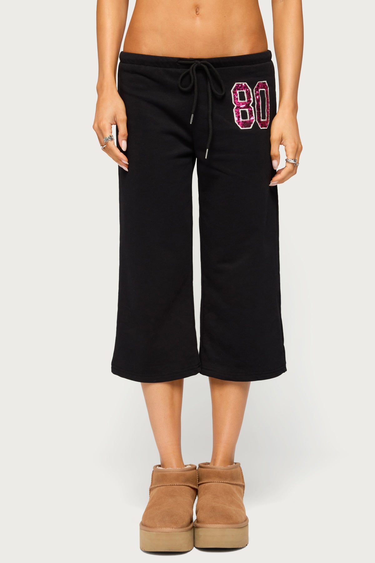 80 Sequin Capri Sweatpants - Image 2