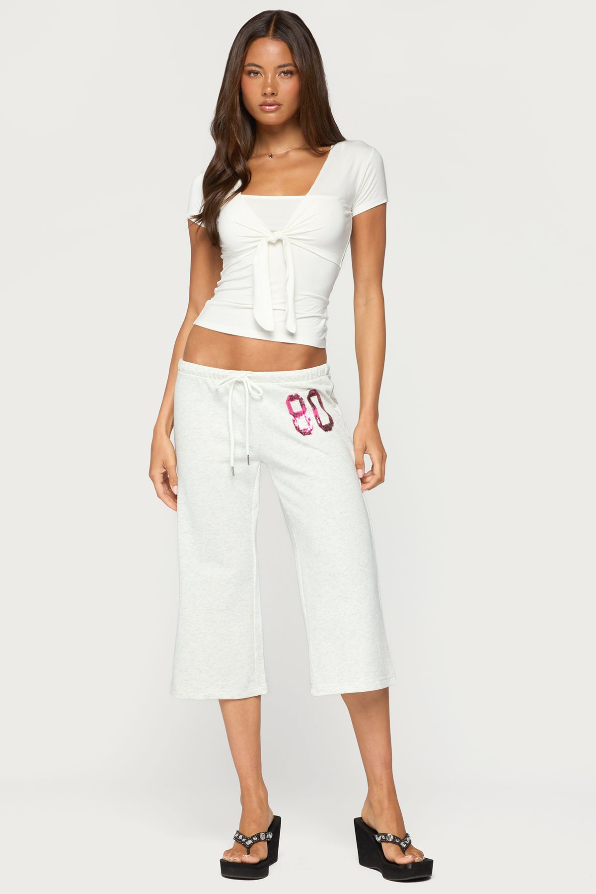 80 Sequin Capri Sweatpants - Image 2