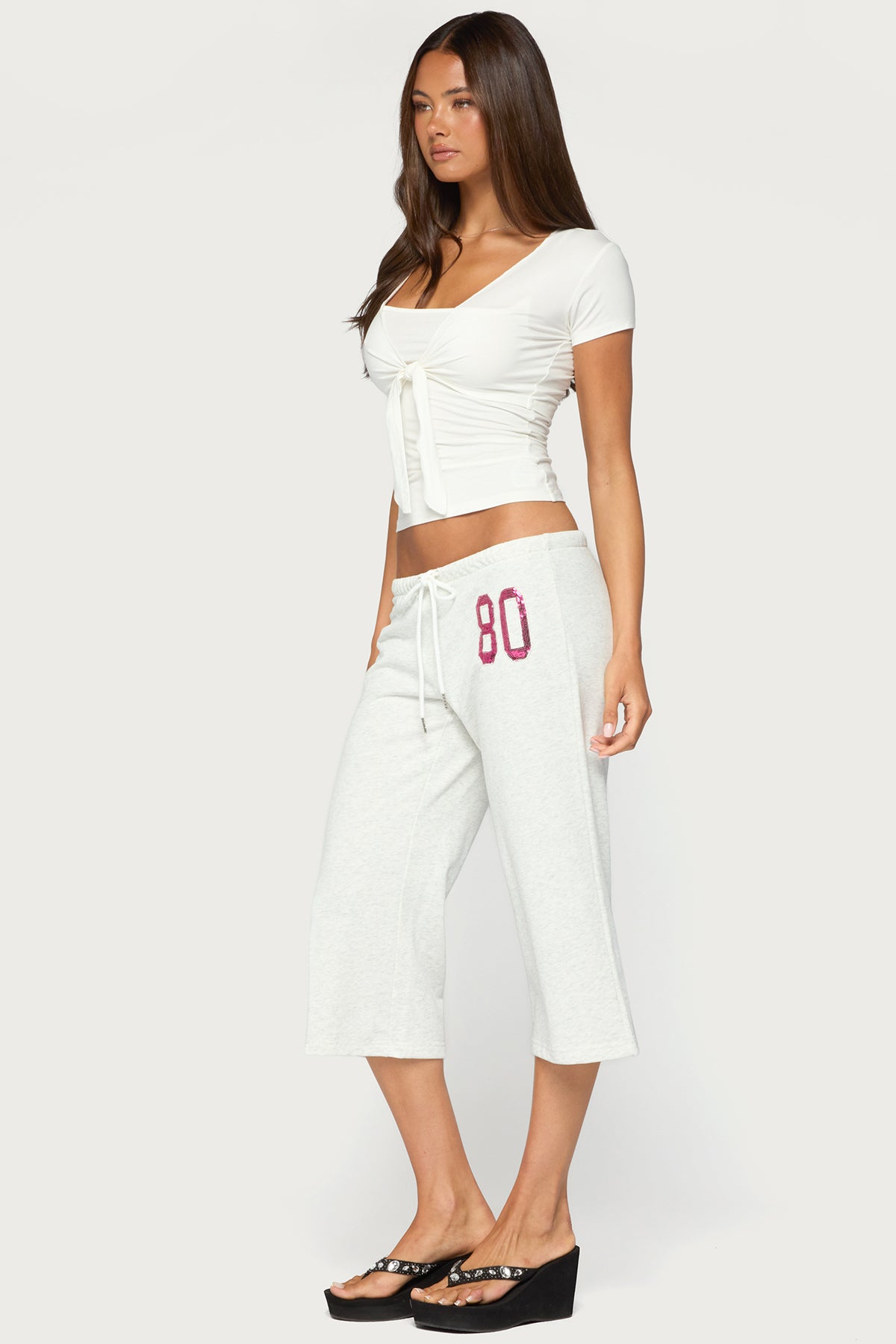 80 Sequin Capri Sweatpants - Image 5