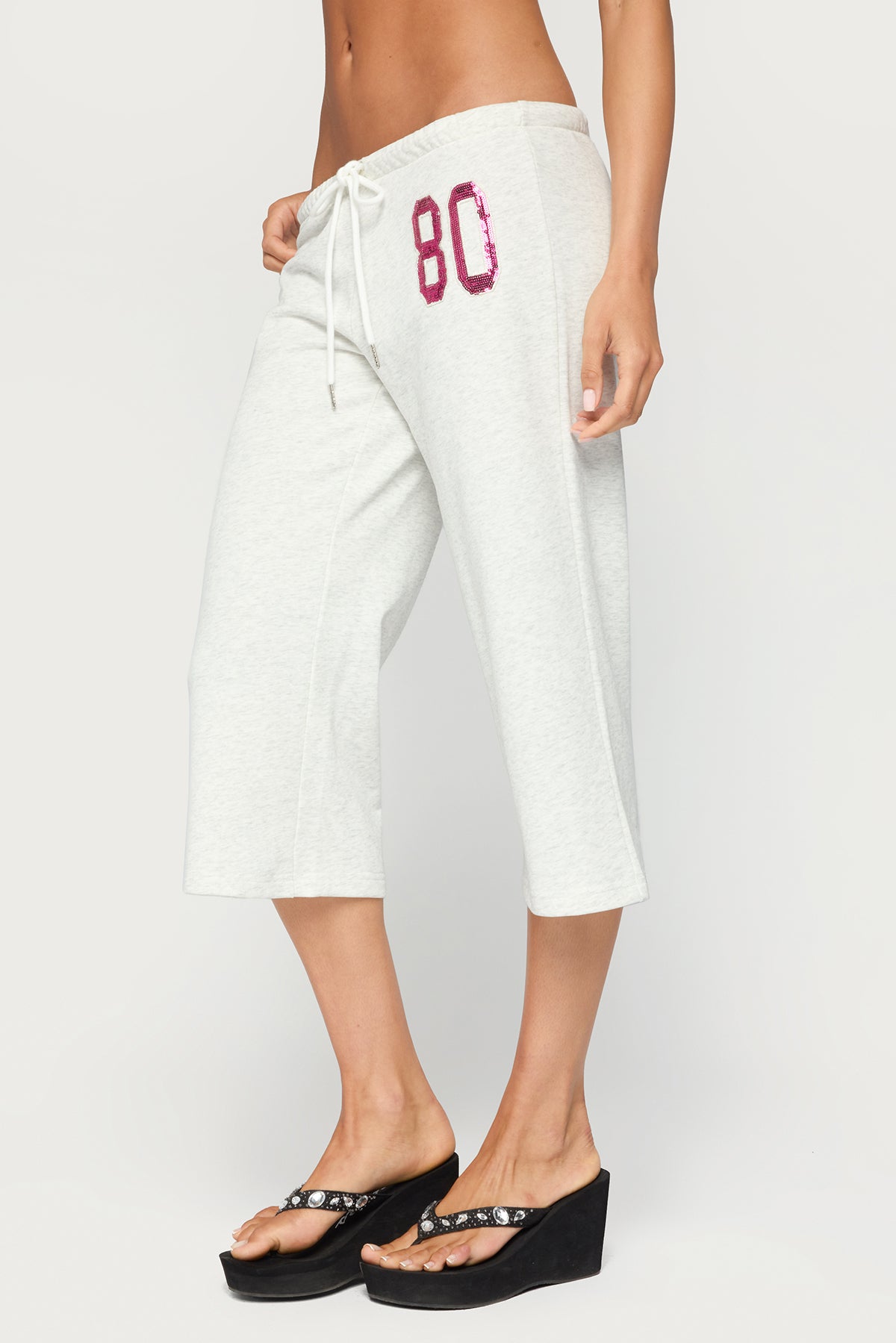 80 Sequin Capri Sweatpants - Image 4