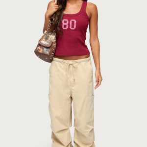 Emzi Baggy Cotton Cargo Pants