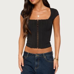 Airlie Hook & Eye Mesh Corset