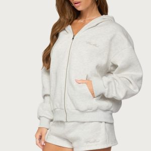 Basic Girl Zip Up Hoodie