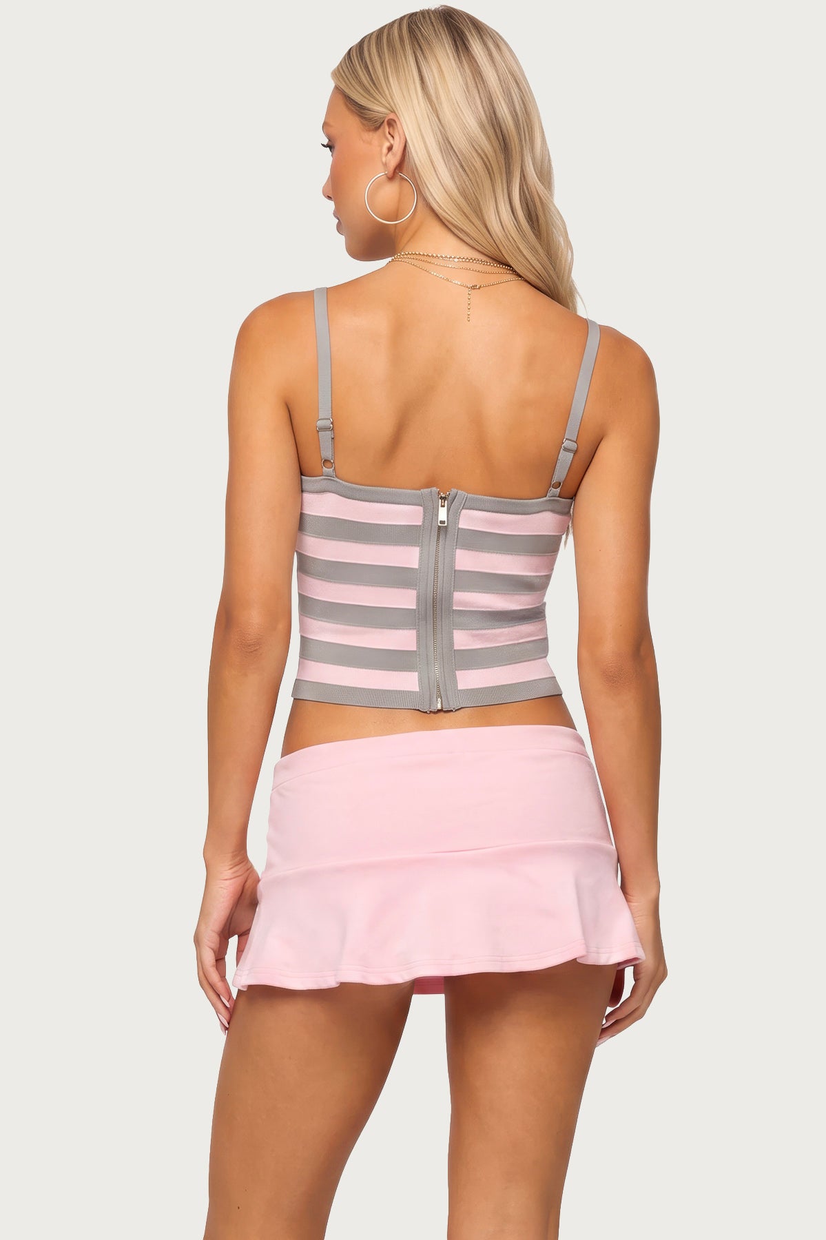 Harla Striped Bandage Top - Image 5