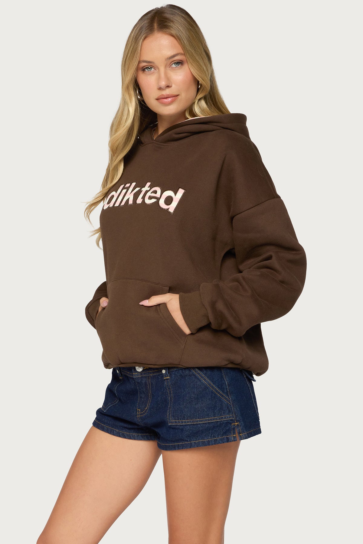 Edikted Stripey Hoodie - Image 3