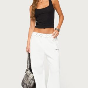 Deila Polka Dot Edikted Sweatpants