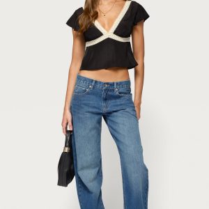 Arabella Low Rise Baggy Jeans