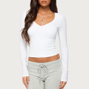Taima Ruched Long Sleeve Top