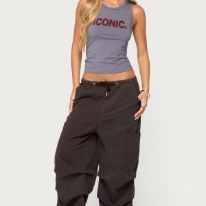 Emzi Baggy Cotton Cargo Pants