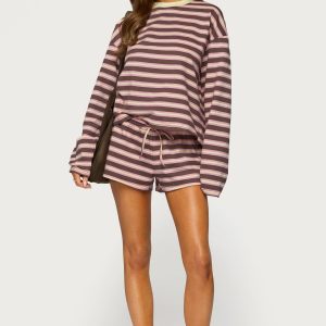 Blanchy Striped Shorts