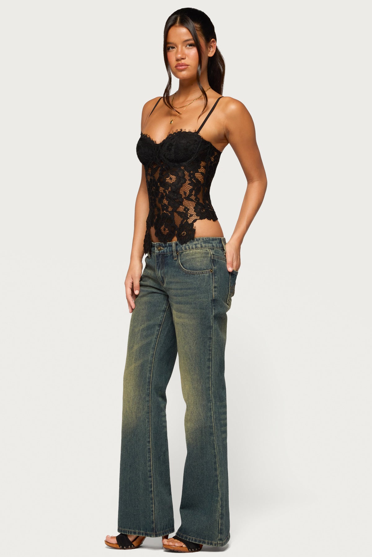 Haizley Floral Lace Corset - Image 5