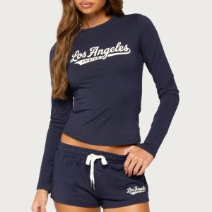 Edikted Cali Long Sleeve T Shirt