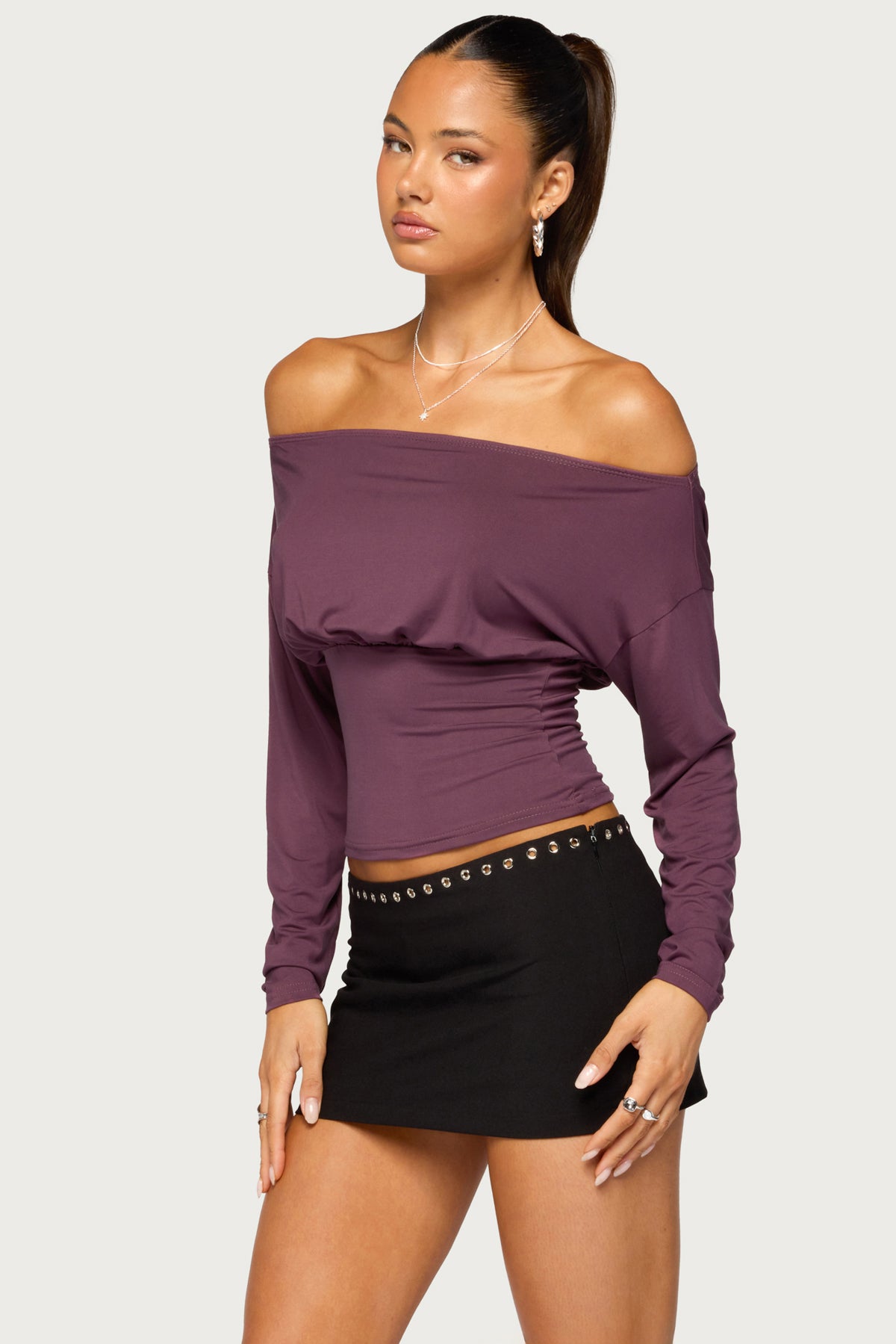 Jaze Off Shoulder Long Sleeve Top - Image 3