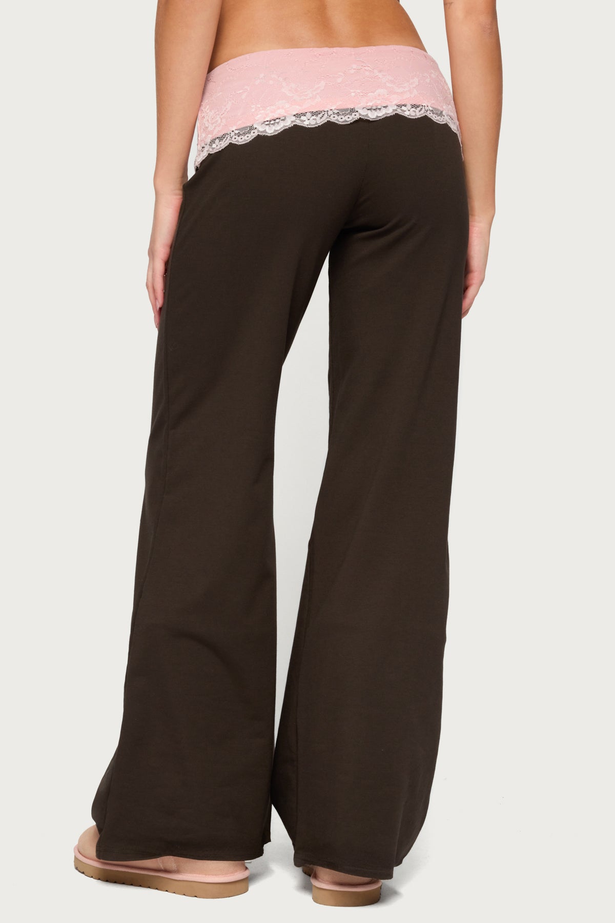 Chrissie Lacey Contrast Foldover Pants - Image 5