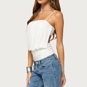 Vali Built In Bra Backless Top