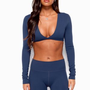 Faery Long Sleeve Crop Top