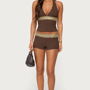Jasia Sequin Micro Shorts