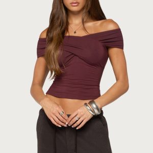 Kamrynn Off Shoulder Wrap Top