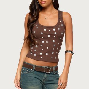 Isabella Studded Tank Top