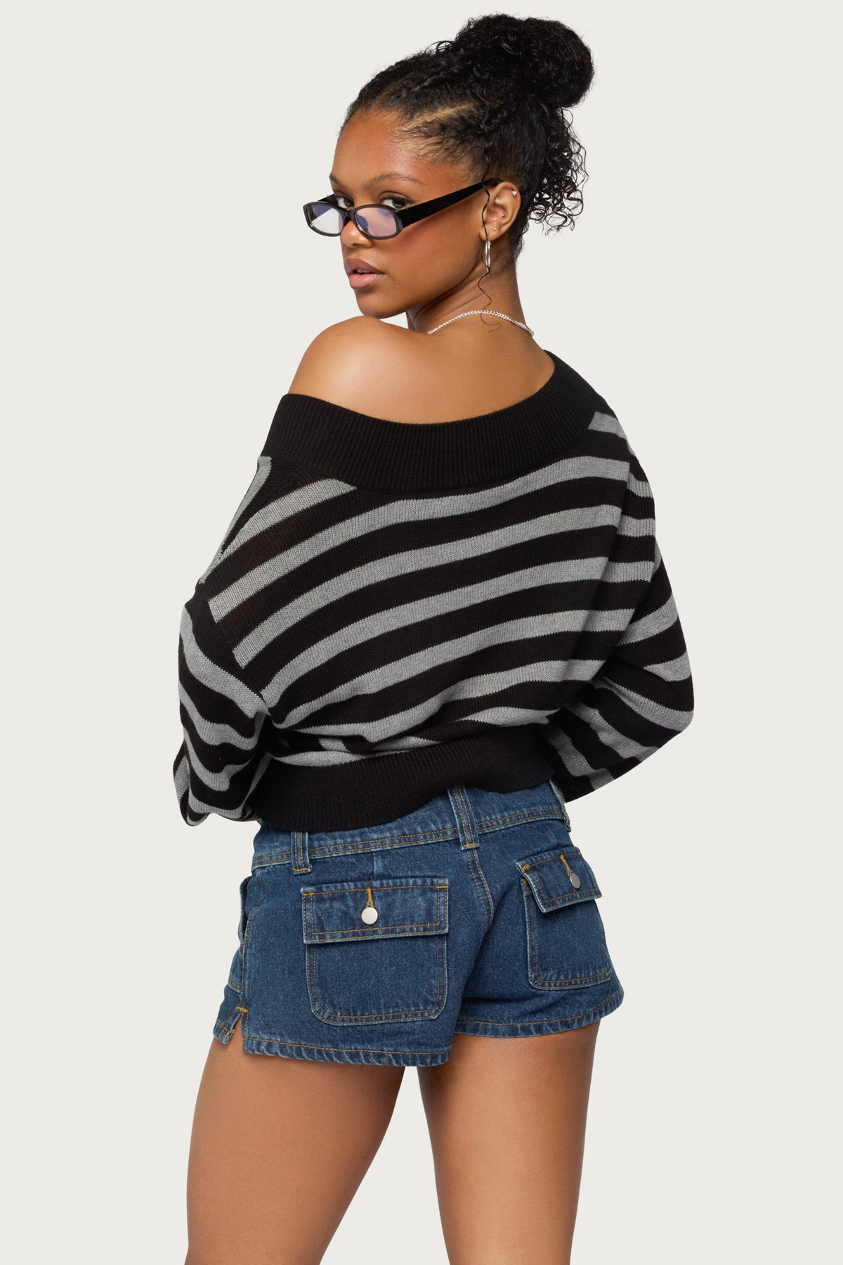 Benz Striped Knit Sweater - Image 4