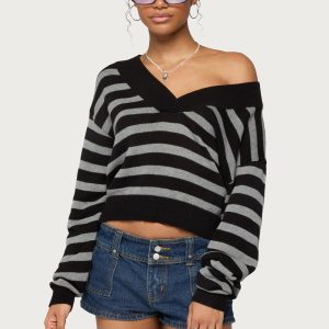 Benz Striped Knit Sweater