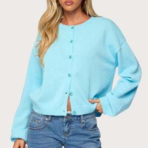 Fion Buttoned Knit Cardigan