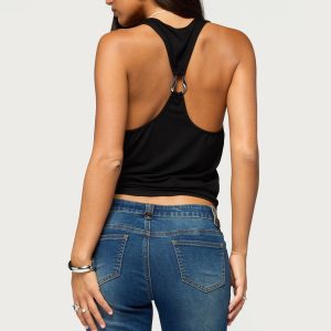 Paye Racerback Metal Ring Tank Top