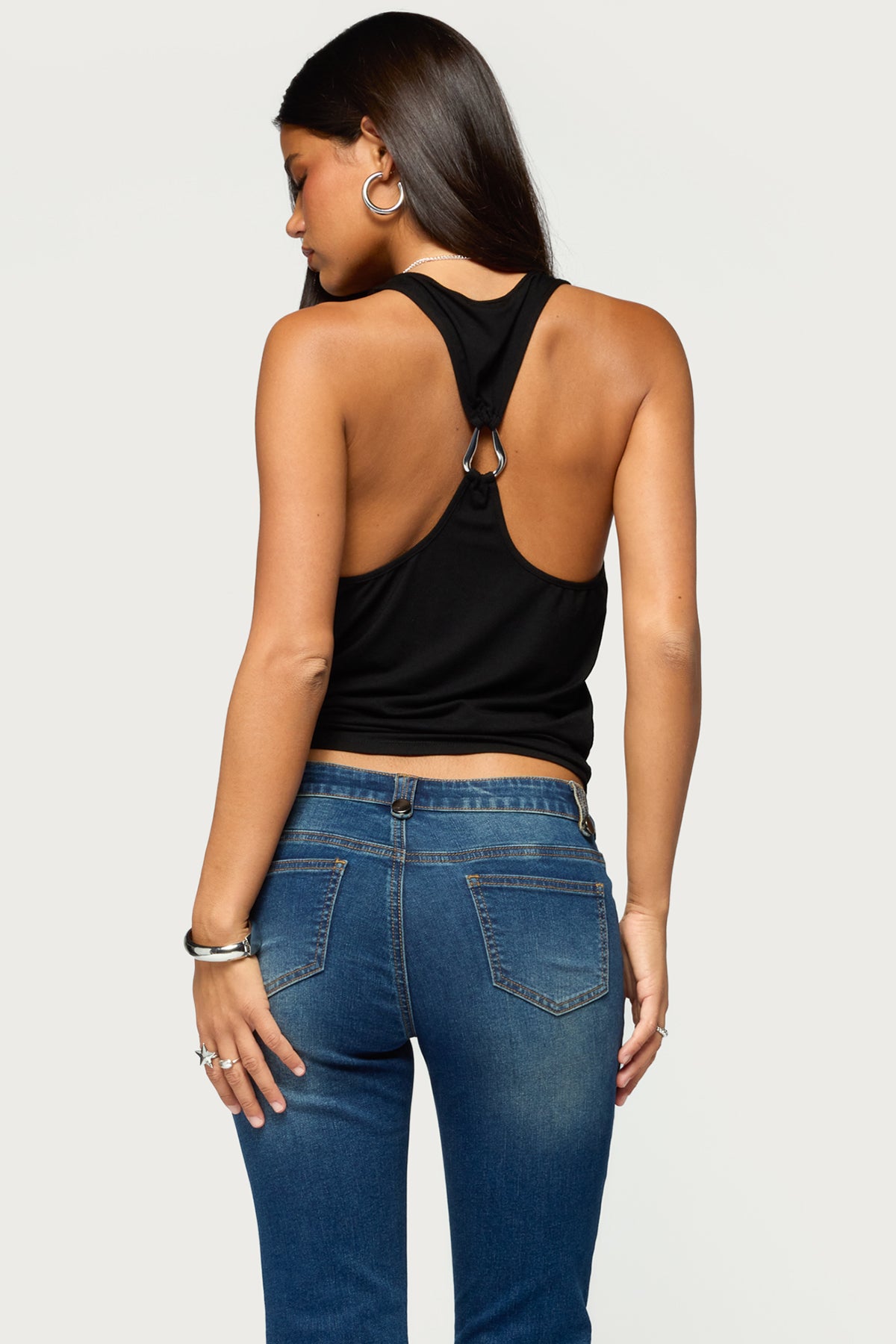 Paye Racerback Metal Ring Tank Top