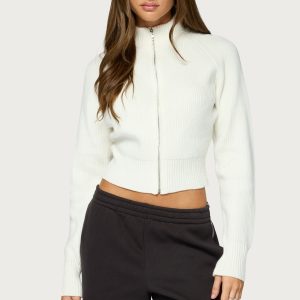 Feela Ribbed Knit Cardigan