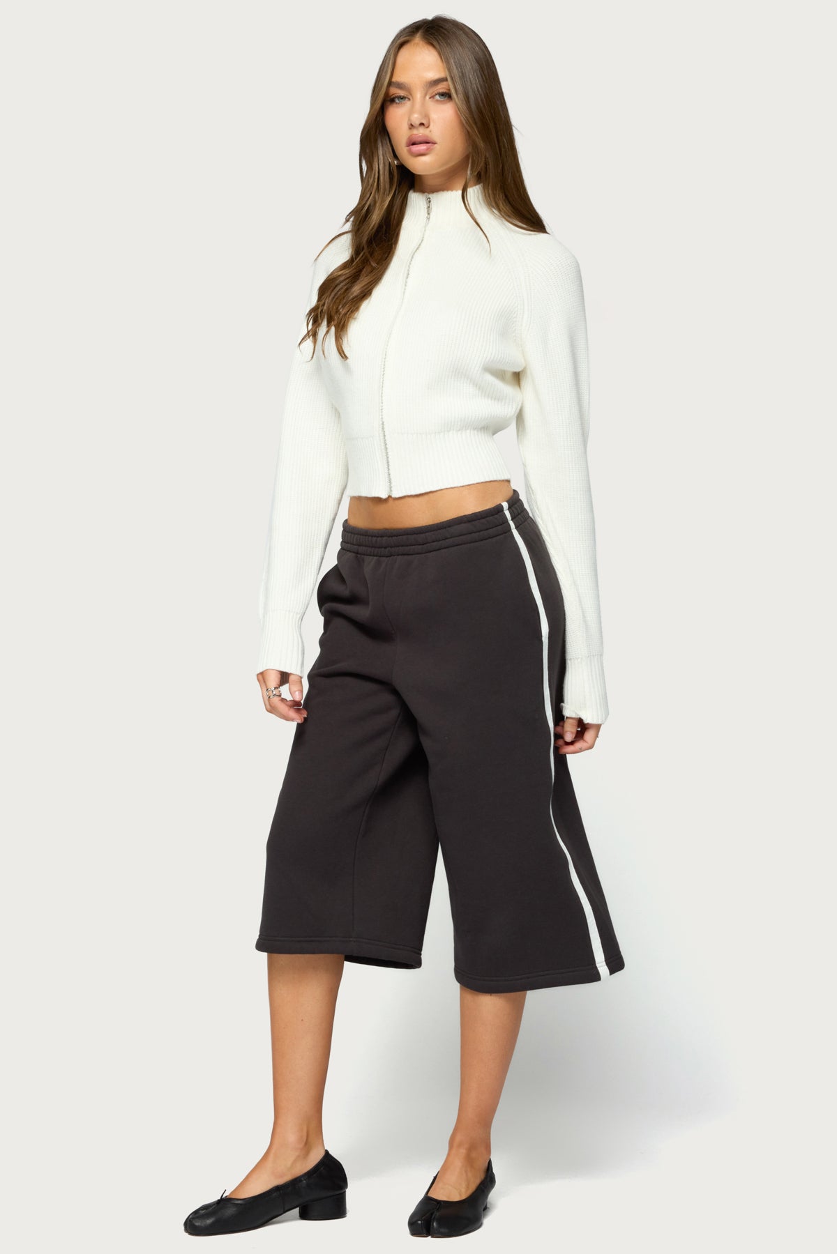 Cosi Stripey Bermuda Shorts - Image 5