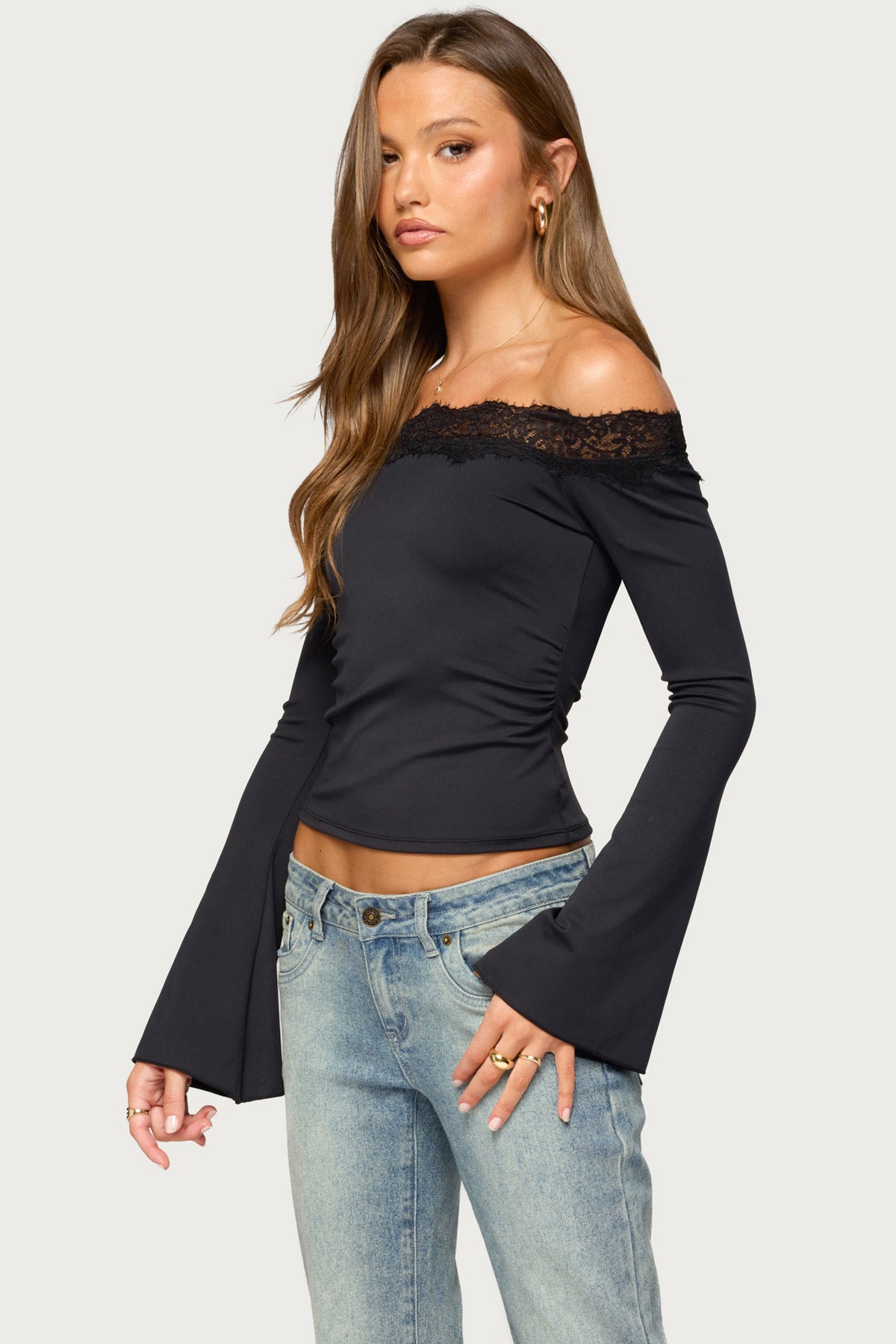 Kania Lacey Off Shoulder Top - Image 3