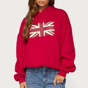 Union Jack Cheetah Print Hoodie
