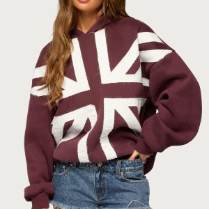 Union Jack Oversized Hoodie