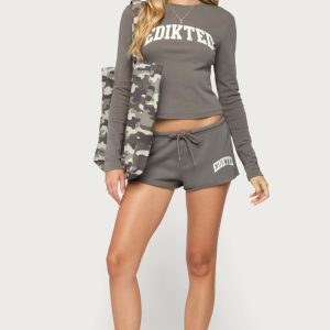 Sporty Babe Edikted Micro Shorts
