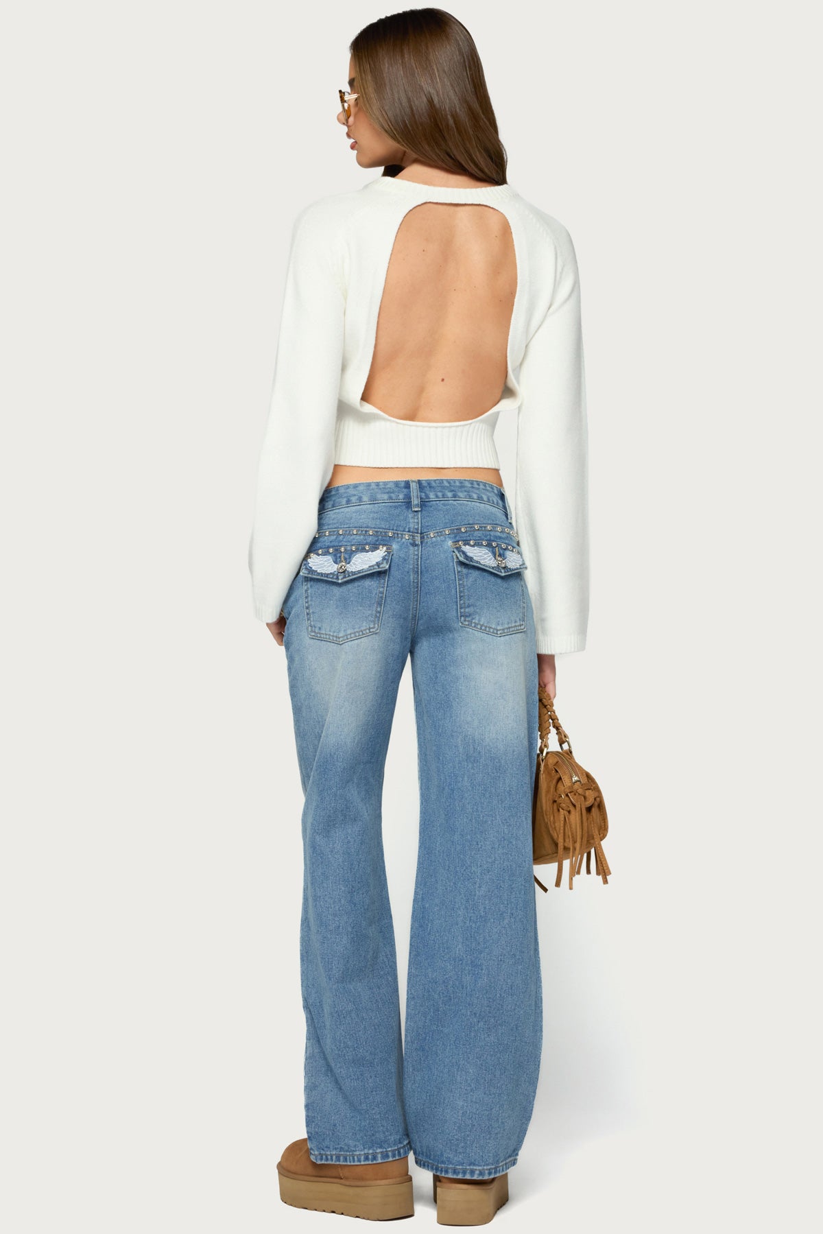 Geila Backless Knit Sweater - Image 6