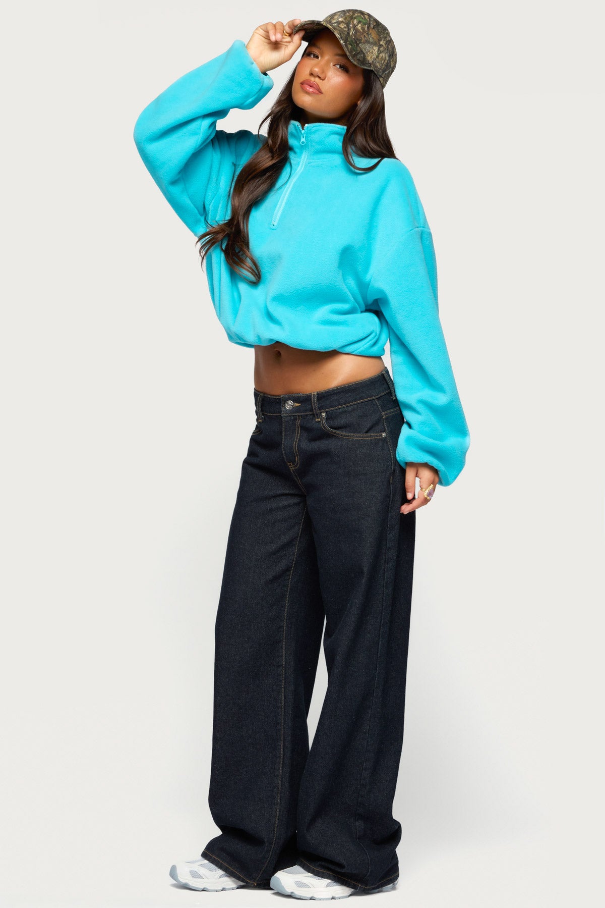 Lasha Oversized Sherpa Sweatshirt - Image 2
