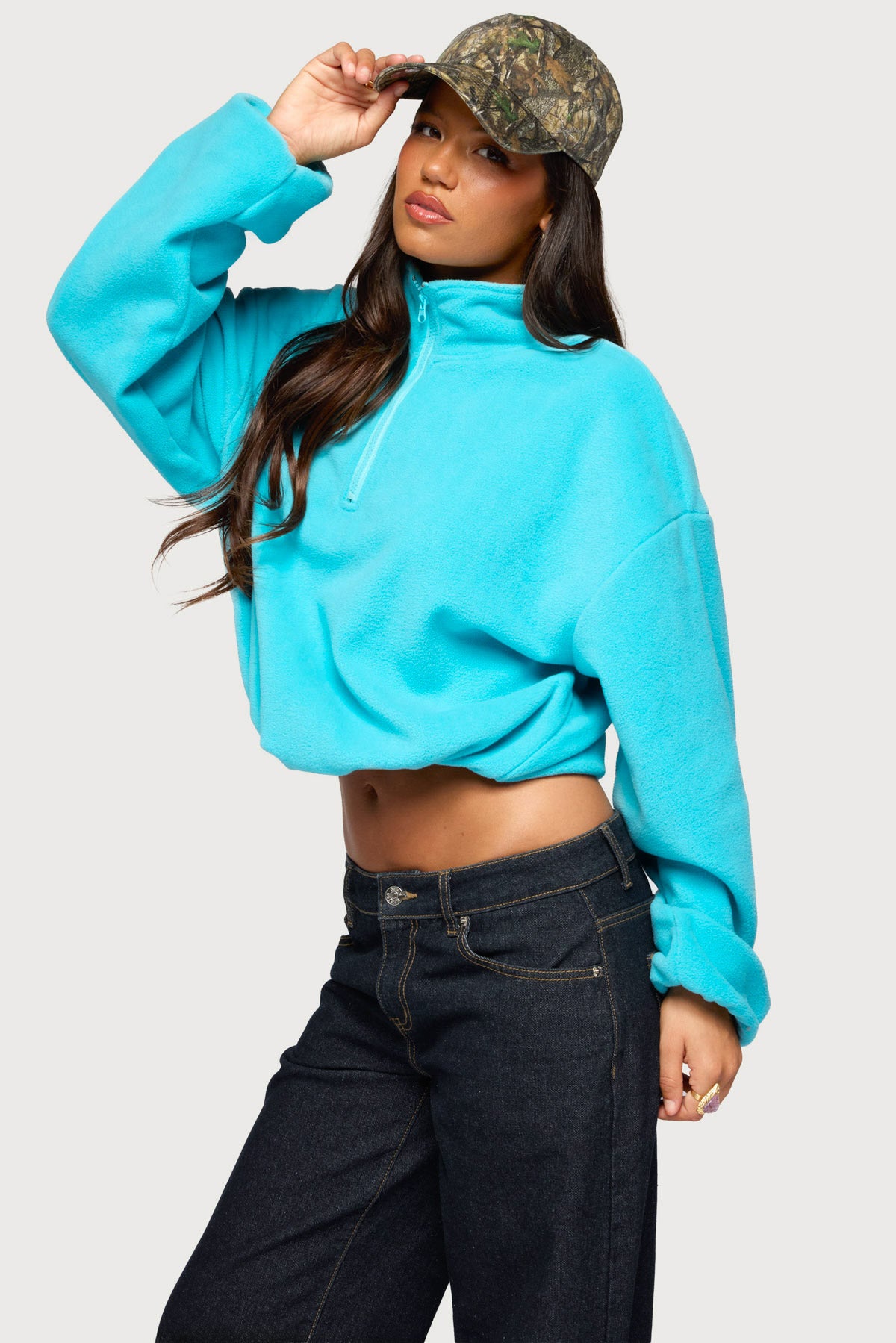 Lasha Oversized Sherpa Sweatshirt - Image 5