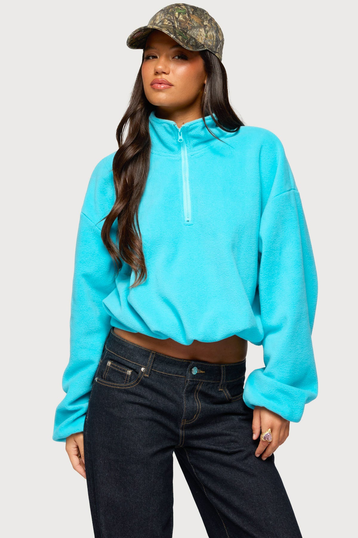 Lasha Oversized Sherpa Sweatshirt - Image 3