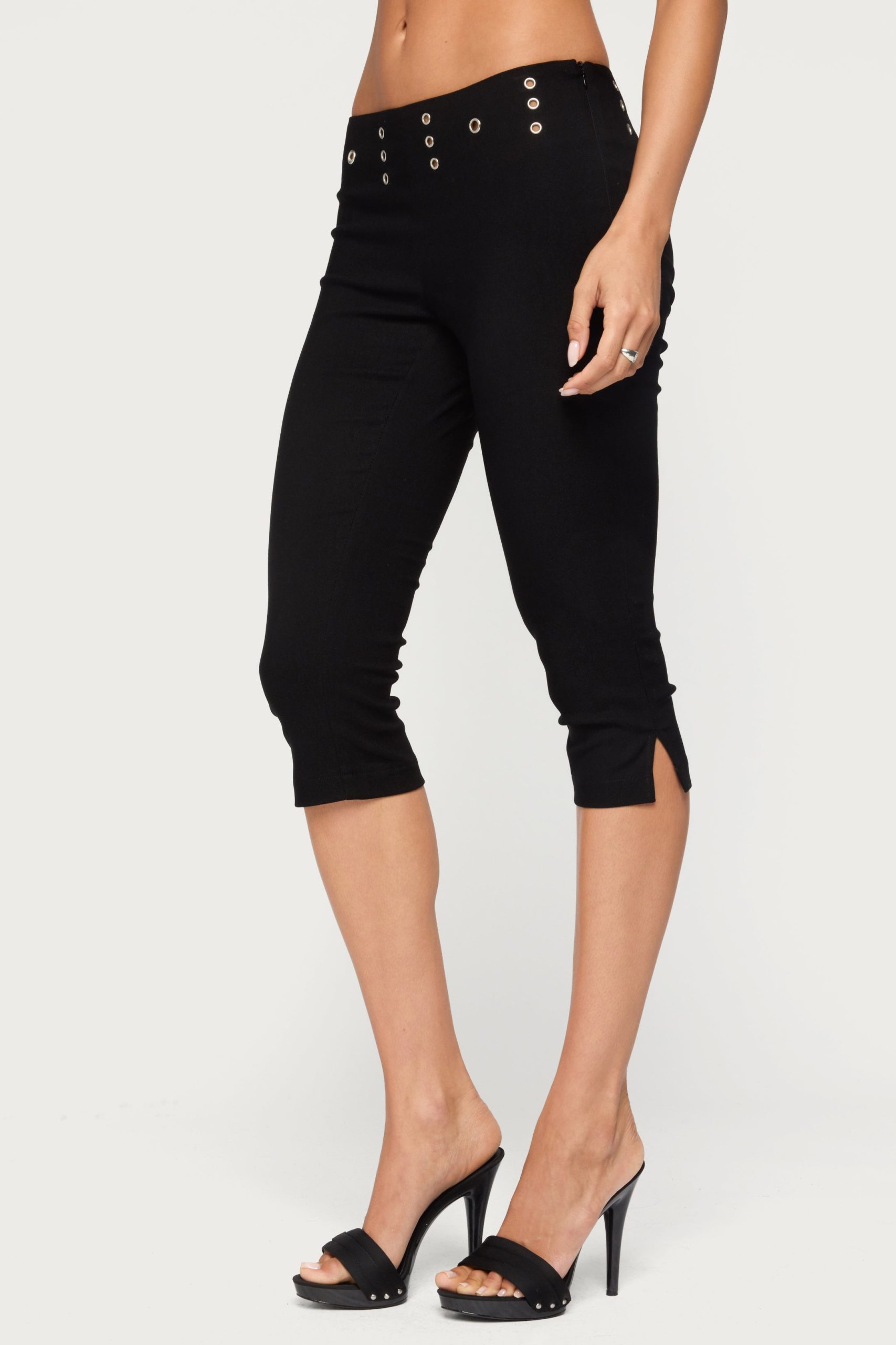 Meeva Grommet Capri Pants - Image 3