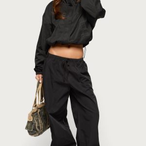 Corinne Nylon Track Pants