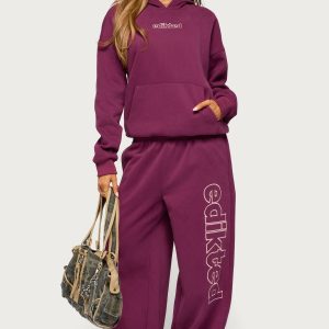 Living Edikted Wide Leg Sweatpants