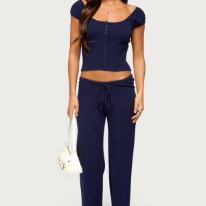 Alkira Knit Straight Leg Pants