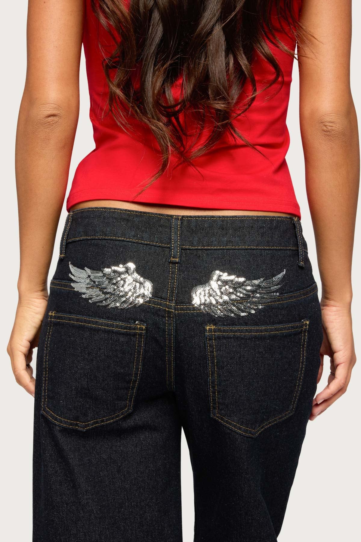 Angel Babe Low Rise Baggy Jeans - Image 5
