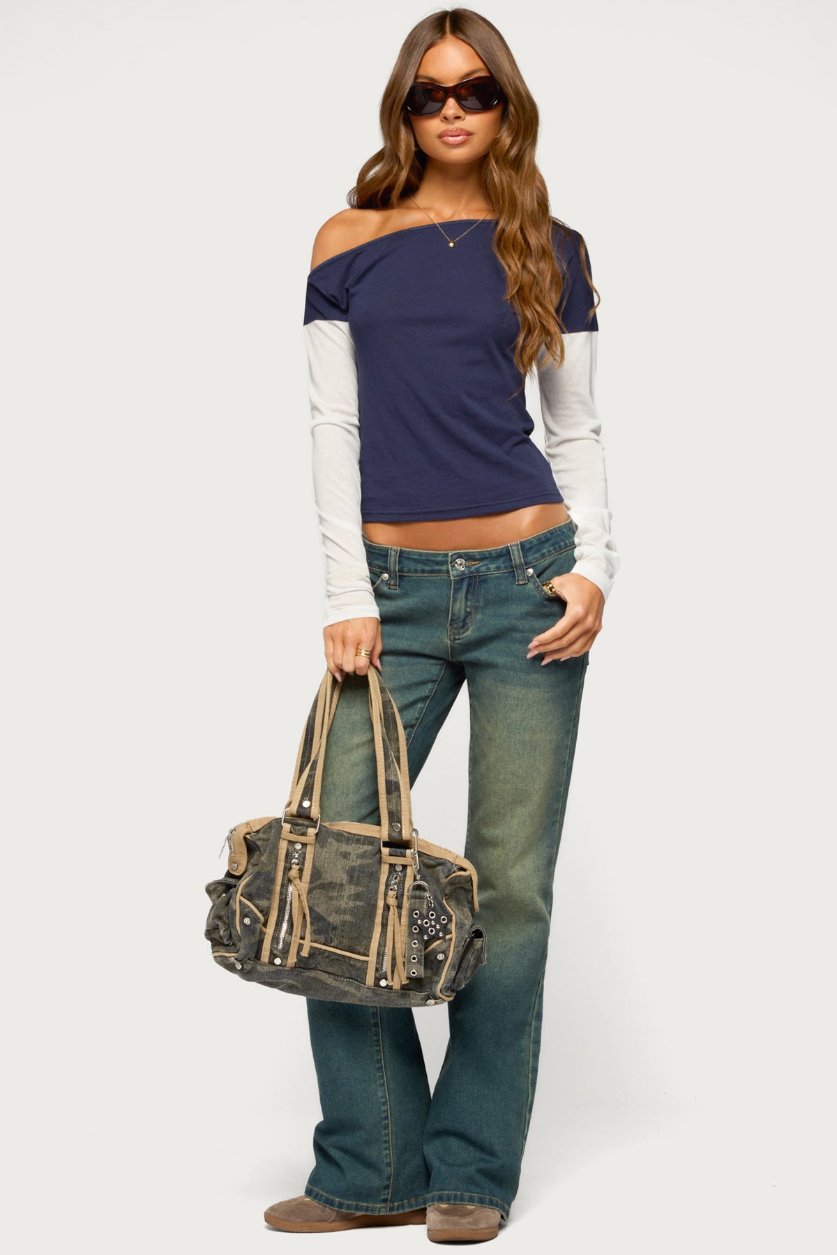 Maylee Off Shoulder Long Sleeve Top - Image 2